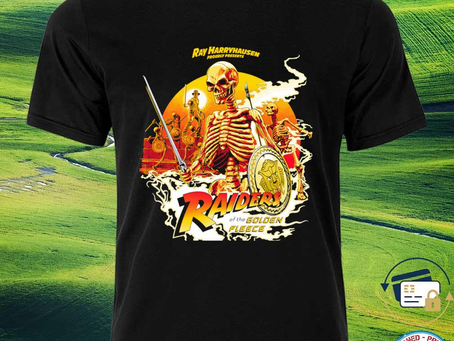 Squadgifts - Official ray Harryhausen Raiders of the golden fleece shirt