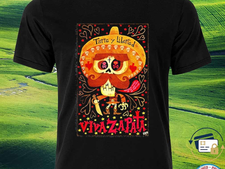 Squadgifts - Funny tierra y libertad viva zapata shirt