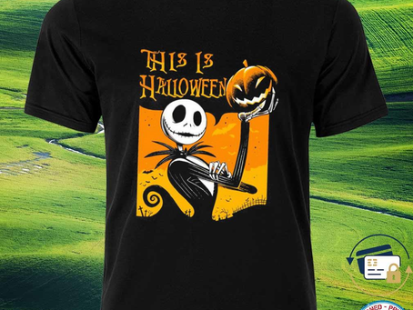 Squadgifts - Official jack skellington this is halloween 2023 celebrate outfit shirt