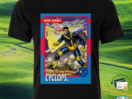 Squadgifts - X-men cyclops 90’s trading card marvel comic shirt