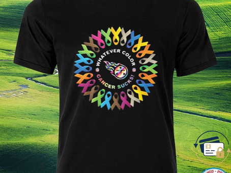 Squadgifts - Top whatever Color Cancer Sucks NFL Tennessee Titans T-Shirt