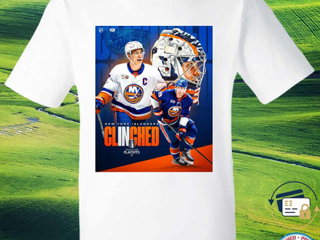Squadgifts - Original new York Islanders Clinched Stanley Cup Playoffs shirt