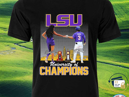 Nice dylan Crews And Angel Reese LSU University Of Champions signatures shirt