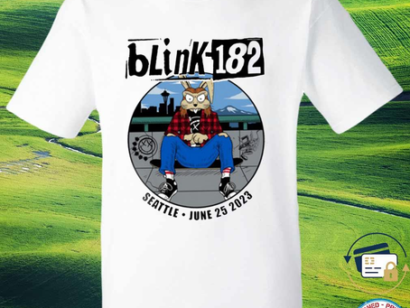 Squadgifts - Official official Blink – 182 Seattle June 25 2023 shirt