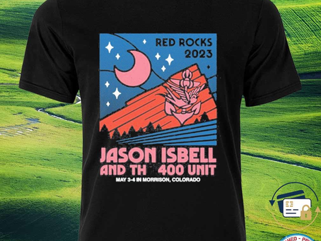 Squadgifts - Jason isbell and the 400 unit red rocks morrison co 2023 shirt