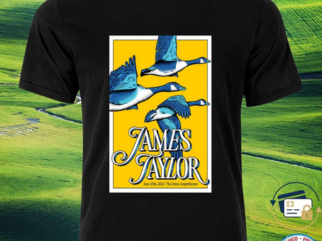 James taylor june 20th 2023 the orion amphitheater shirt
