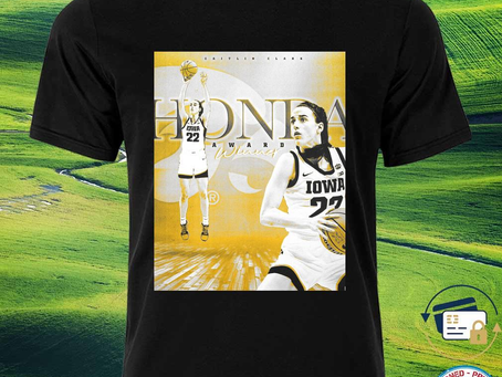 Squadgifts - Original iowa ncaa caitlin clark winner of the honda sport award shirt