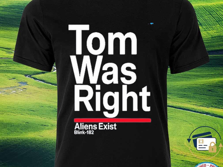 Squadgifts - Blink-182 tom was right new 2023 shirt