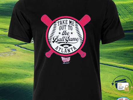 Squadgifts - Take me out to the ball game baby apparel for atlanta shirt