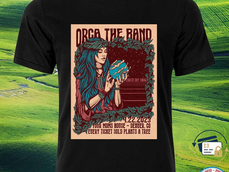 Squadgifts - Orca the band 4.22.2023 your moms house denver co shirt
