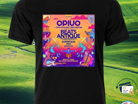 Squadgifts - Opiuo the opulent orchestra may 21 2023 red rocks shirt