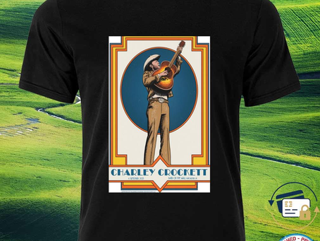Squadgifts - Official charley crockett tour band on the wall manchester uk sept 4 2023 shirt