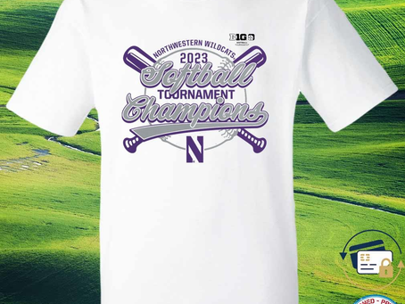 Squadgifts - Northwestern wilDcats 2023 ncaa big ten softball conference tournament champions shirt