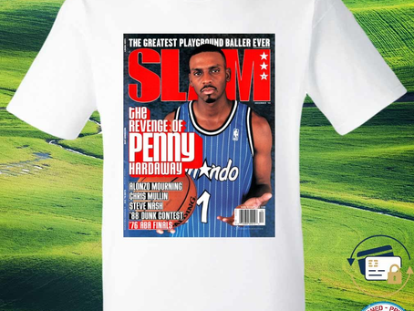 Squadgifts - Slam cover orlando magic penny hardaway shirt