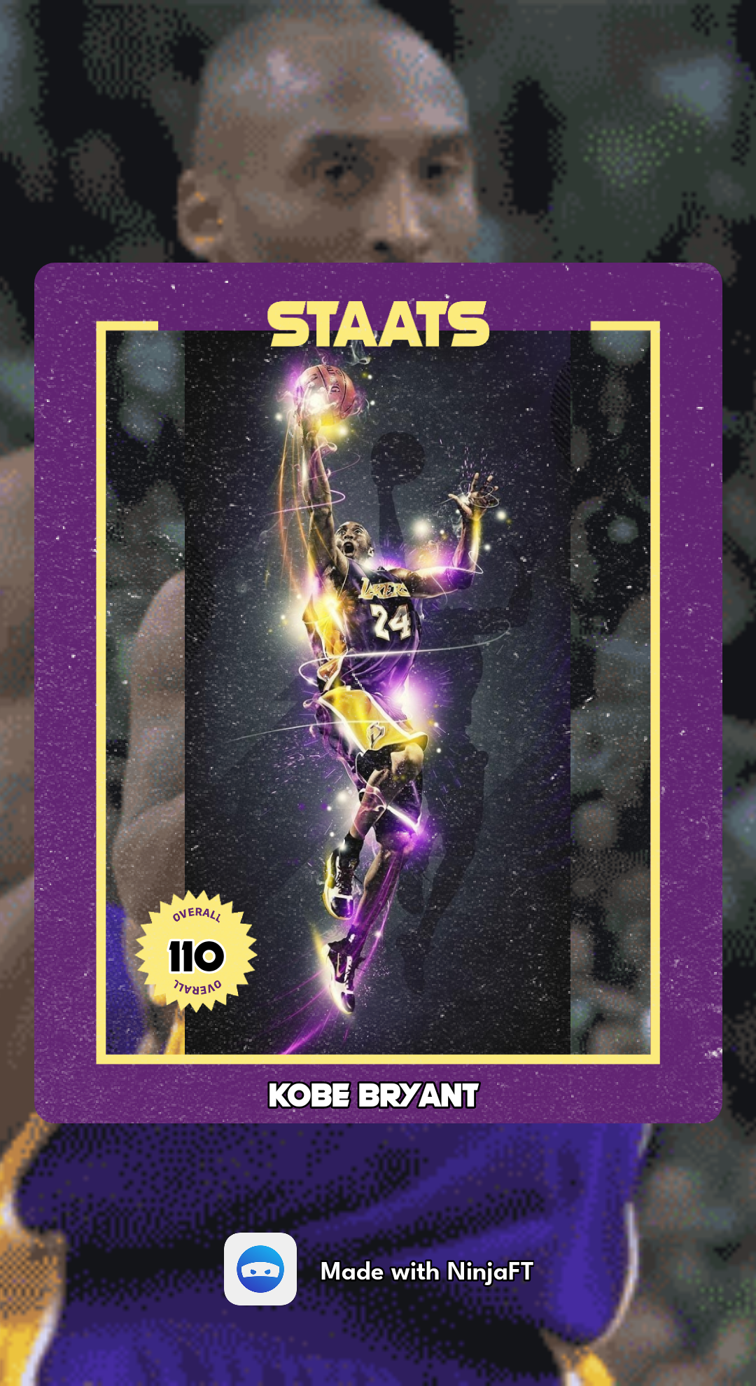 limited edition Minted NFT Kobe Bryant