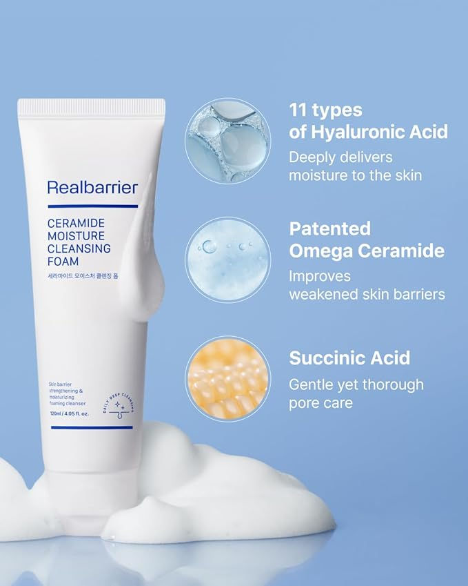 Thumbnail: Realbarrier Ceramide Moisture Cleansing Foam