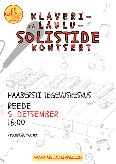 Taisi Laululapsed - Solistide kontsert 2025