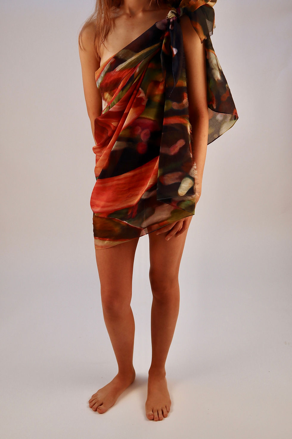 Thumbnail: Leucadendron Silk/Cotton Scarf (large)