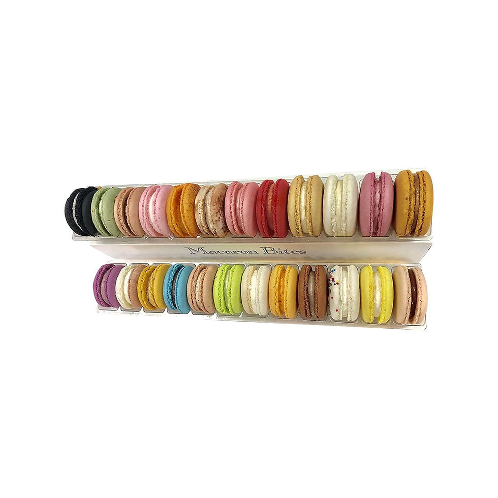 Thumbnail: French Macaron Cookies - 24 Pack, Gourmet Cookie Gift Box