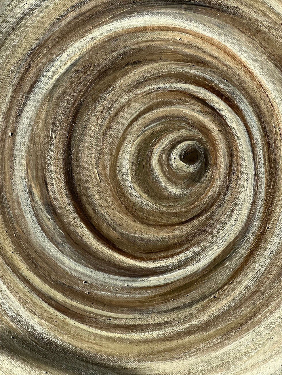 Acryl op doek (50 op 70 cm), ontworpen door Hanne Vanvoorden.