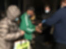 homeless support personnel helping at-risk people