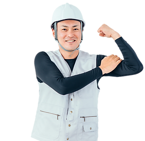 腕を自慢する職人