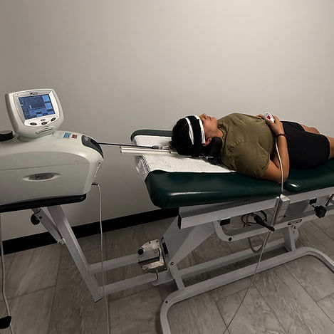 Spinal decompression therapy table in Cibolo TX clinic