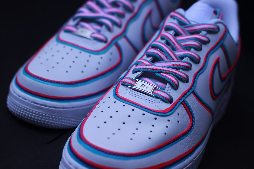 Thumbnail: NEON WIRED ON NIKE AIR FORCE 1