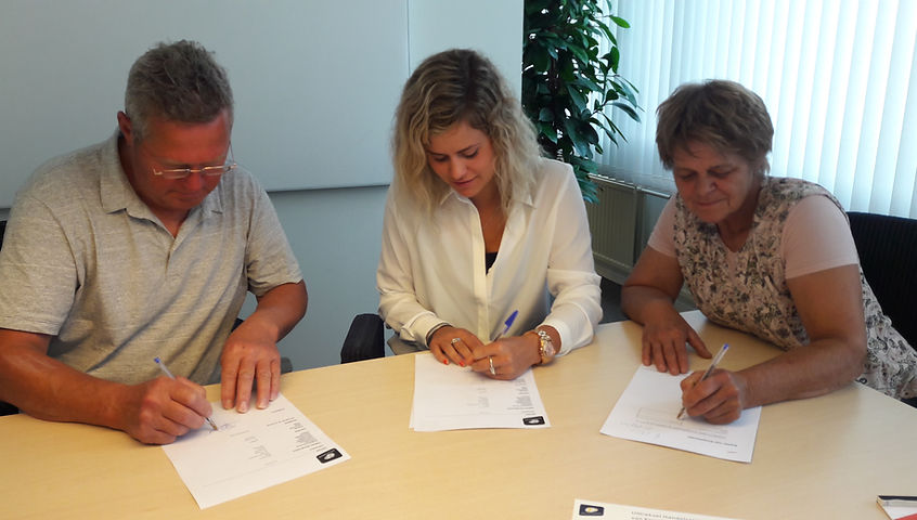 De officiële handtekening