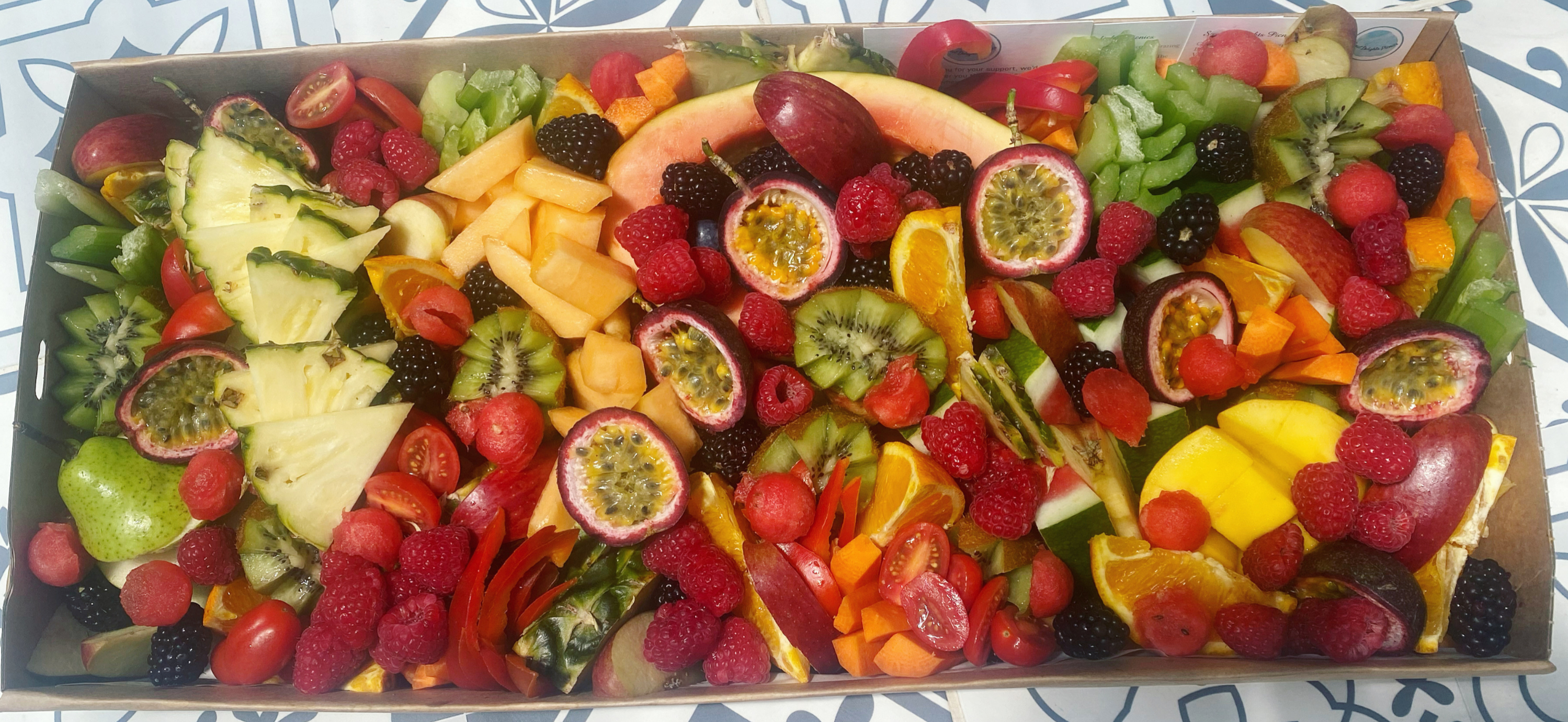 Arranged Food and Objects