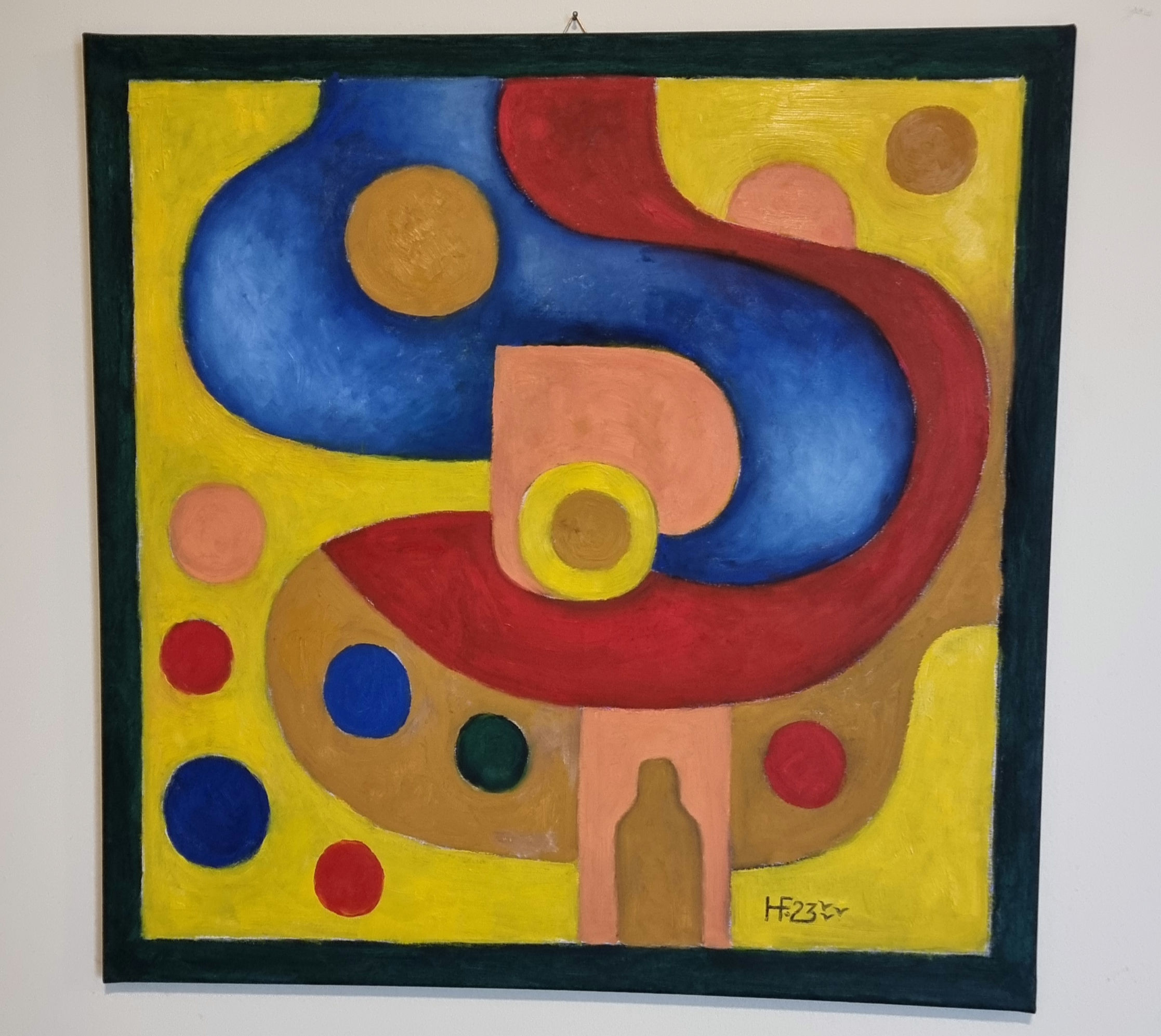 HF 2023-09, Öl auf Leinwand,  70x70cm 