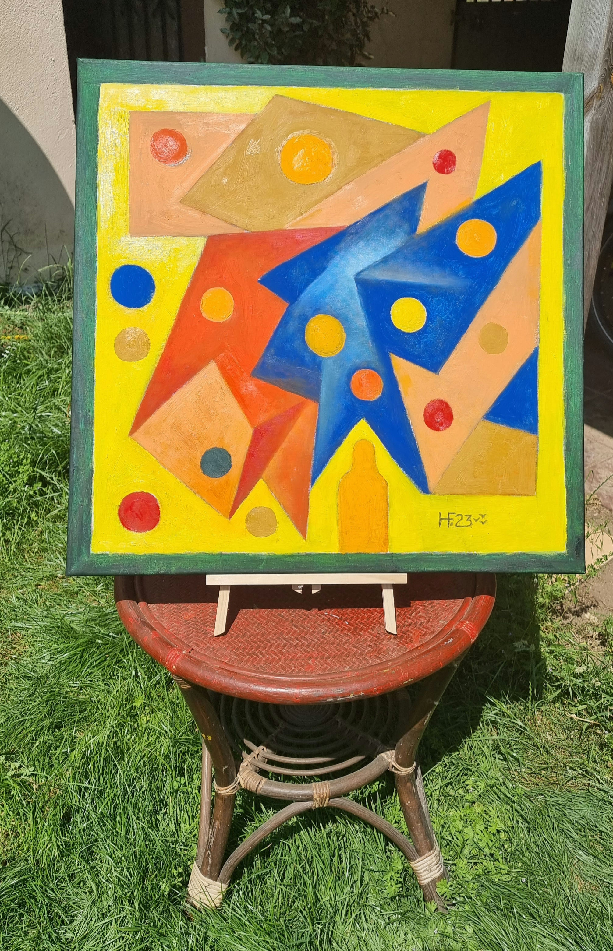 HF 2023-19 Ölgemälde 70x70cm 