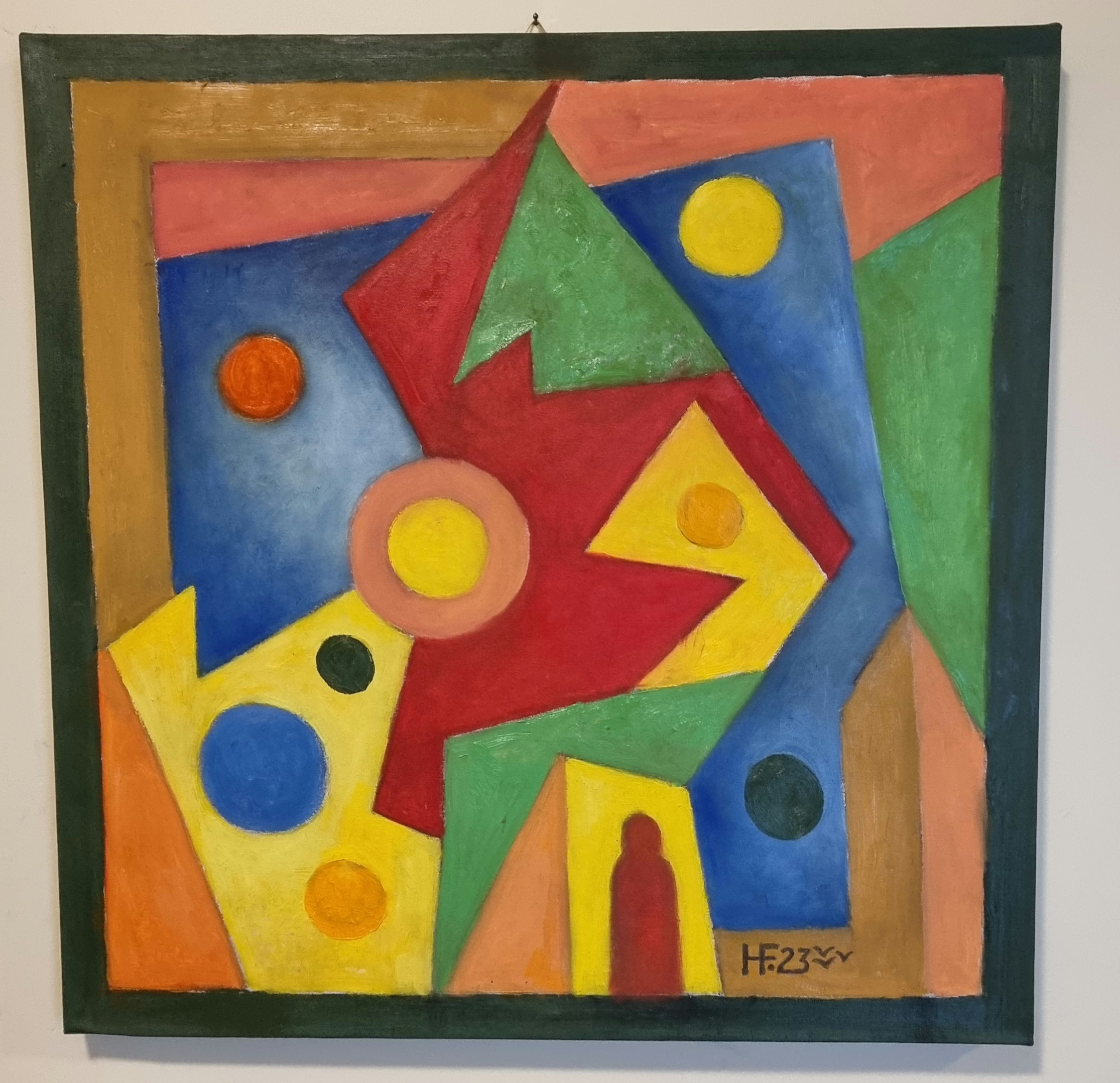 HF 2023-06 , Öl auf Leinwand, 70x70cm 