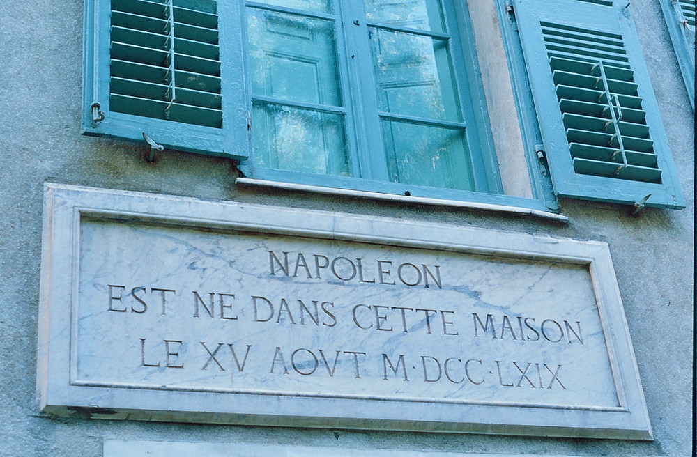 Napoleon's birthplace Ajaccio Corsica
