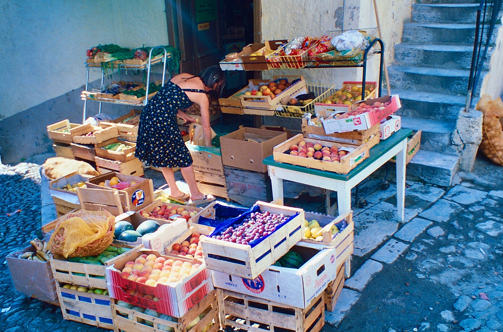 fruit stall Ajaccio
