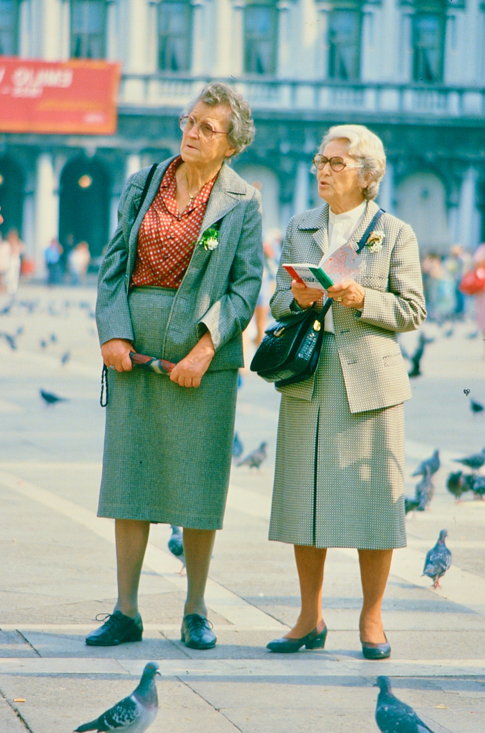 Tourists San Marco Venice 1980
