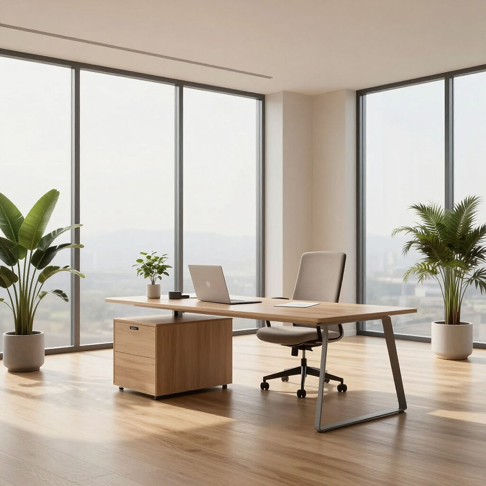Serene sophisticated interior representing alignment and wellness