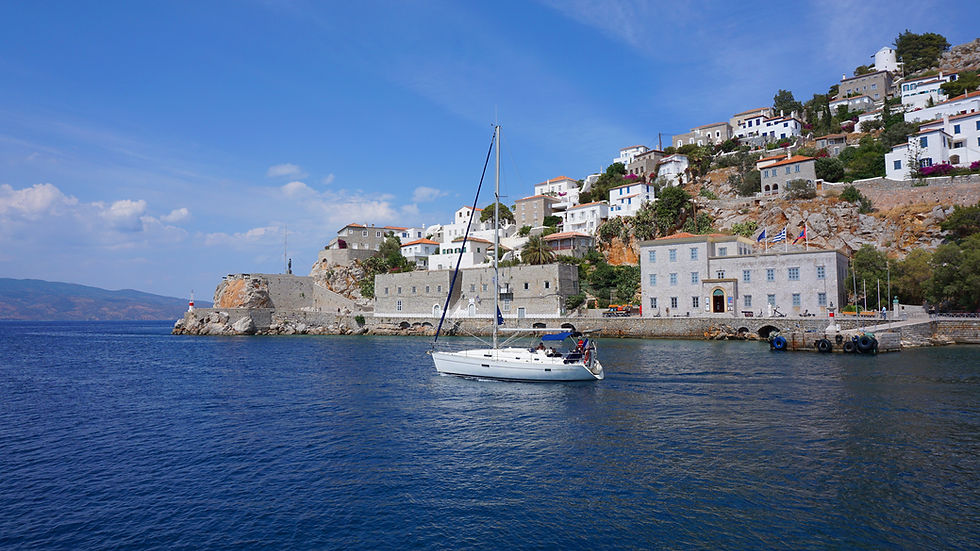 Yachting in Hydra