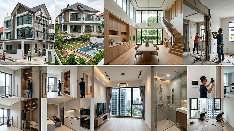 Landed Property vs Condo Renovation in Singapore: Key Differences Explained