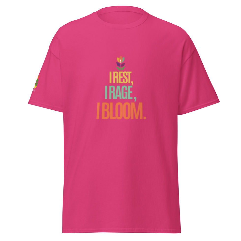 Thumbnail: Rest, Rage and Bloom Unisex classic tee