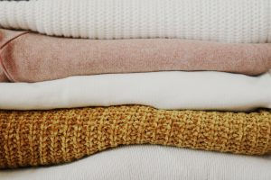 Wool clothes that you can use when handling fine art during a home remodel.