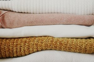 Wool clothes that you can use when handling fine art during a home remodel.