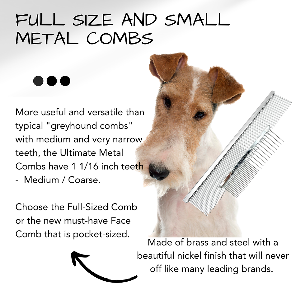 Thumbnail: #1 All Systems metal combs are available in both full and pocket sizes