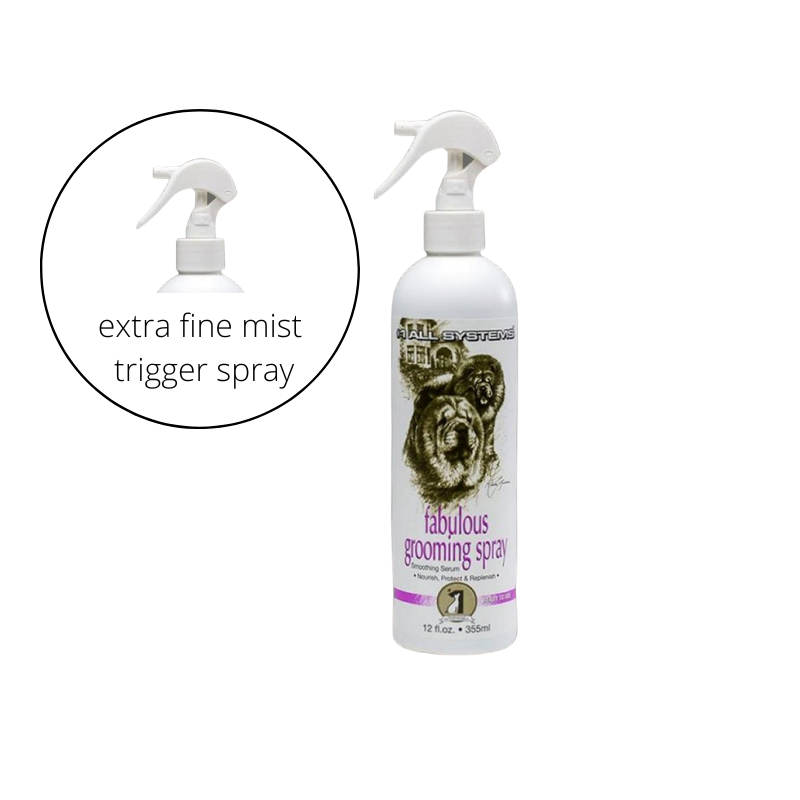 Thumbnail: #1 All Systems Fabulous Grooming Spray because you should never brush a dry coat