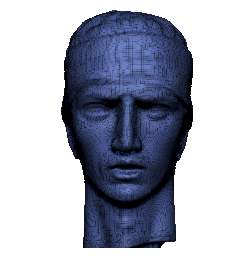 3D Scan Turntable of Head