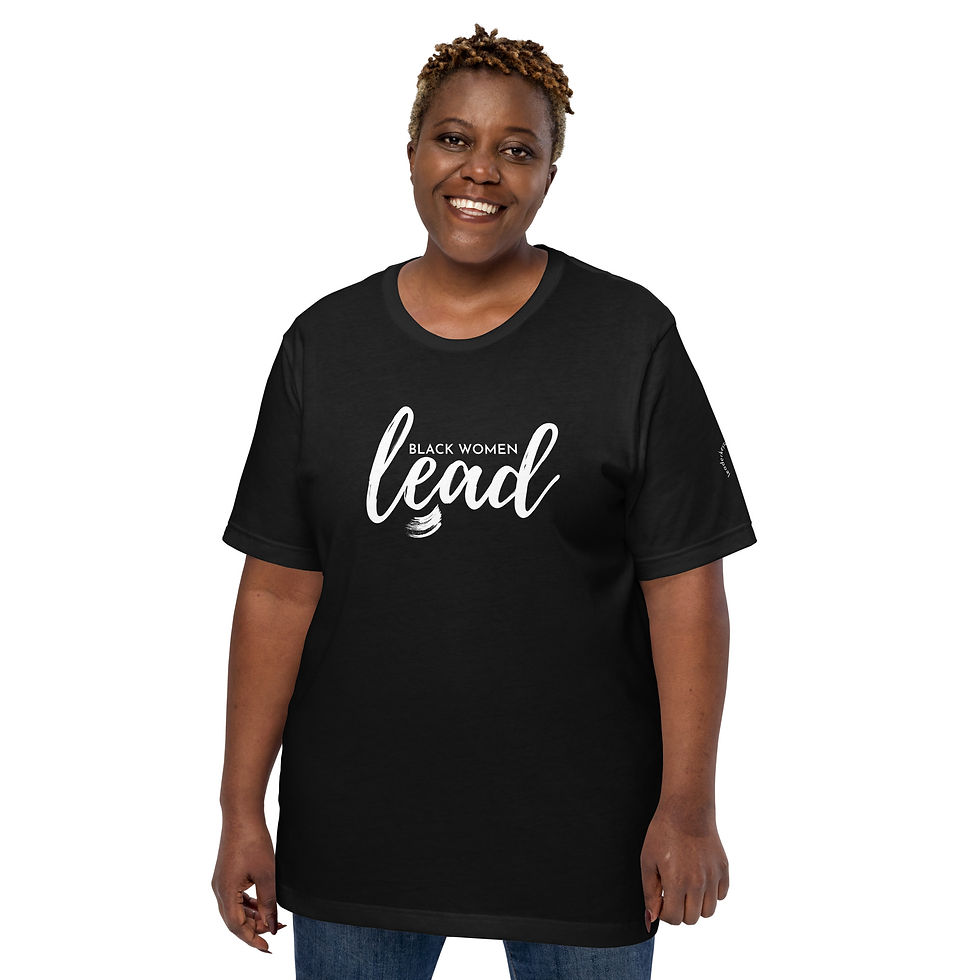 Thumbnail: Black Women Lead T-Shirt - Black