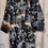 Thumbnail: Black Jungle Print Velvet Kimono Robes Women Bridesmaid Robe