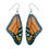 Thumbnail: Monarch Butterfly Earrings - Top Wing