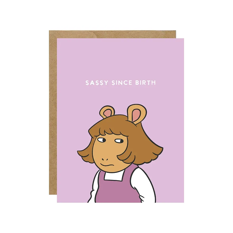 Thumbnail: DW Sassy Since Birth Birthday Card