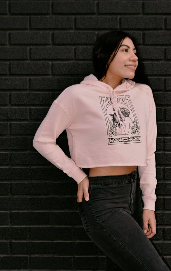 Thumbnail: RF Blush Crop - Black Outline